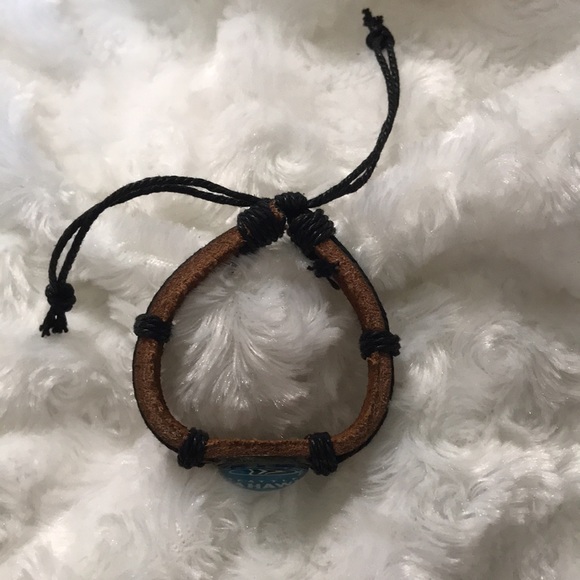 Seattle Seahawks leather adjustable bracelet - Picture 3 of 4